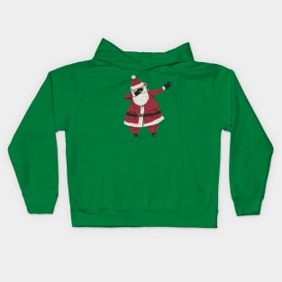 dabbing santa Kids Hoodie